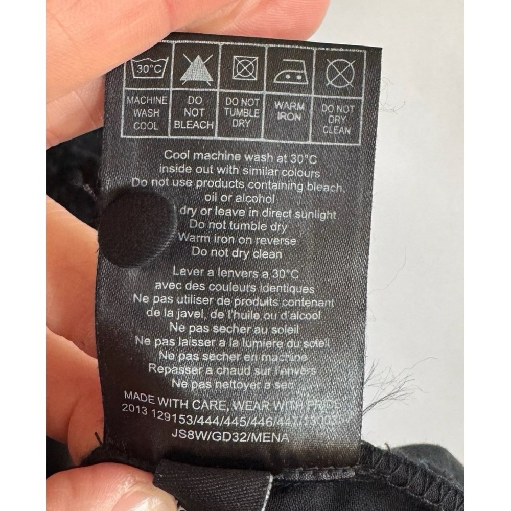 Ted Baker 90s Y2K Black Dress Whimsigoth Pin Up Size 1 Small Rockabilly Pleated - Picture 7 of 14